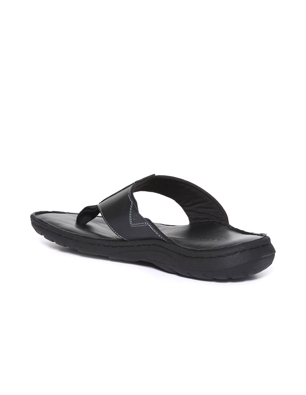 Arrow Footwear Men Black Slip On Flip Flop